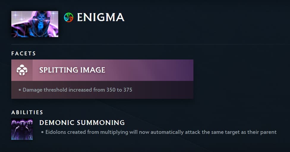 Patch 7.39b gives Enigma players a small quality of life update.