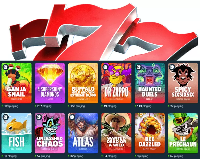 Stake.us Slot games