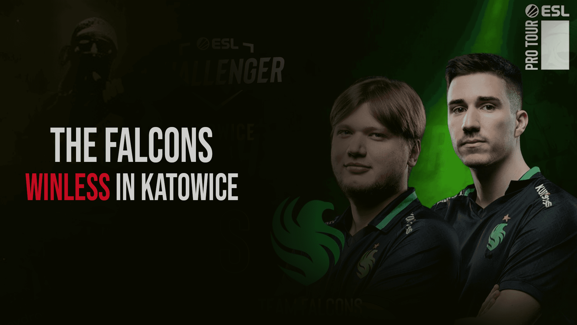 s1mple e Falcons com dificuldade: Equipe ficou em último lugar em Katowice