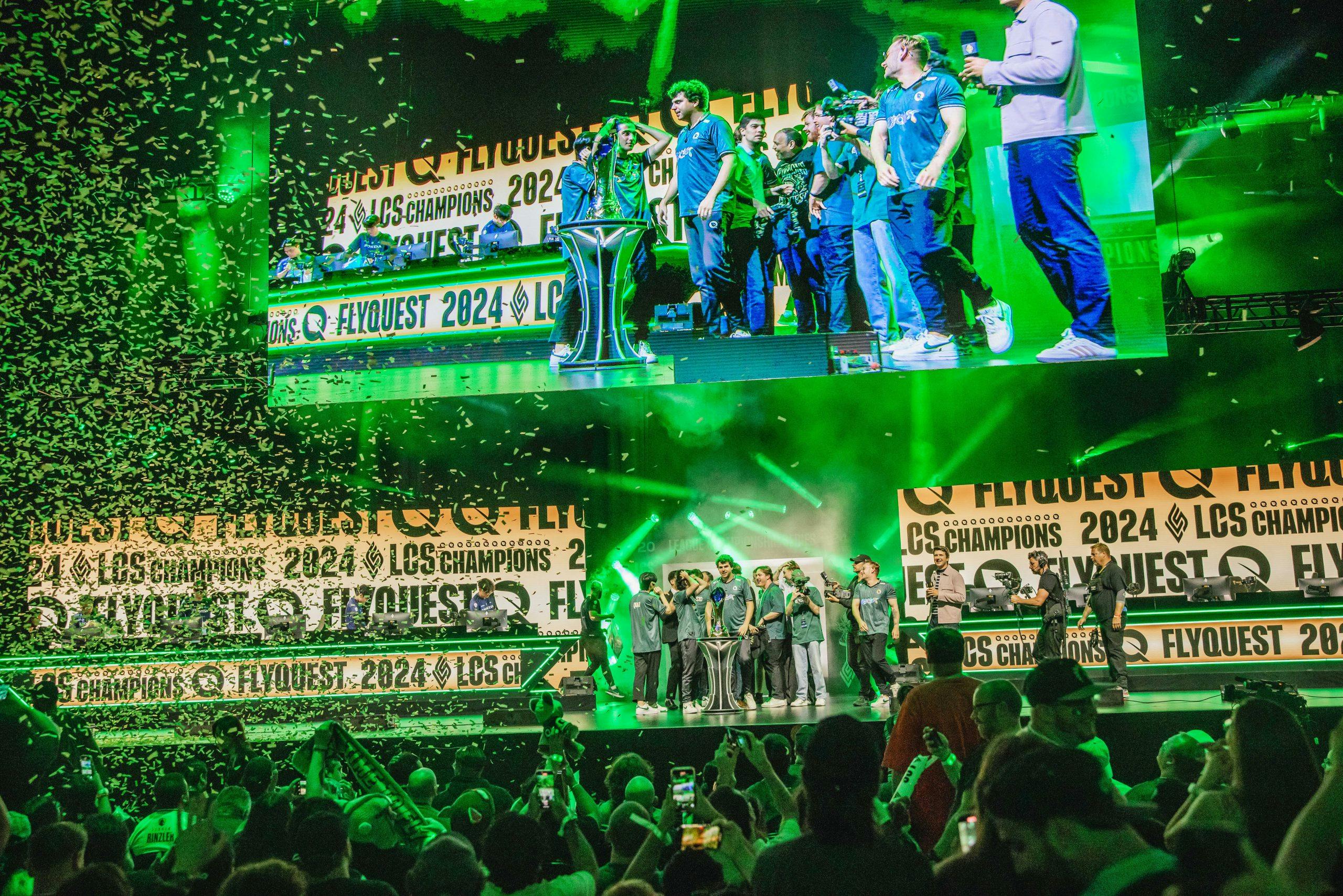 FlyQuest end Team Liquid's undefeated streak to win LCS Championship title!