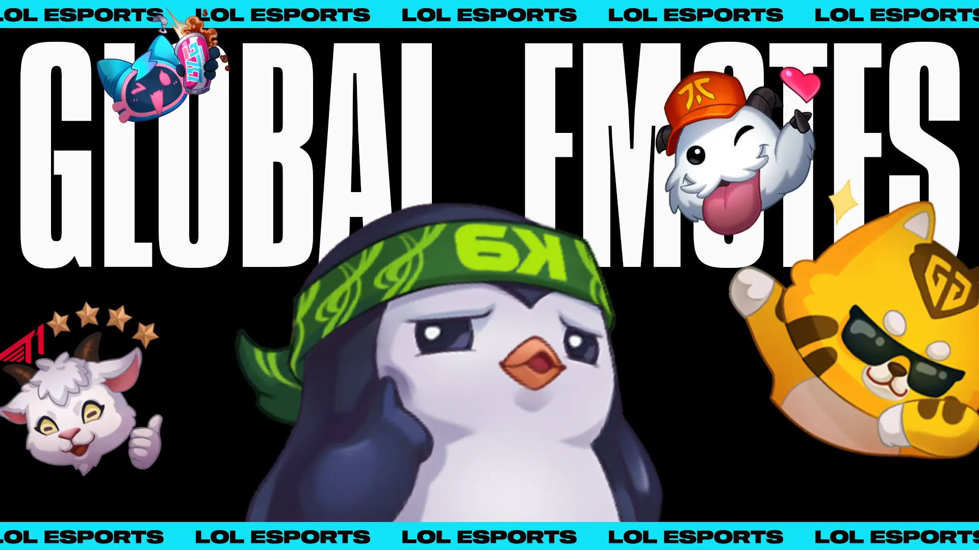 LoL Esports announce Global Emotes made by your favorite teams!