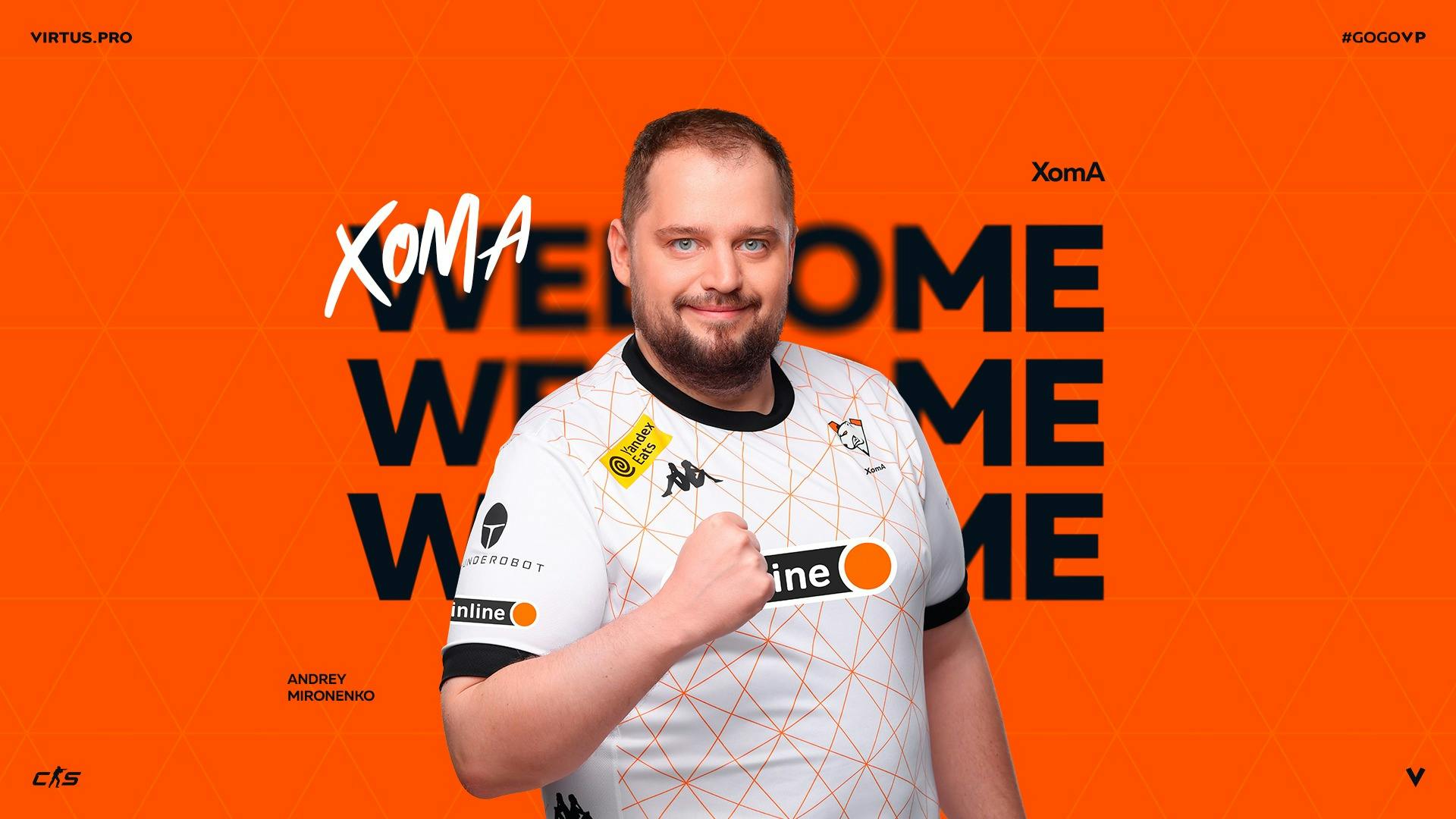 XomA joins Virtus.Pro as head coach