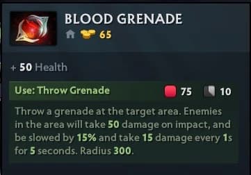 The best uses of Blood Grenade in Dota 2