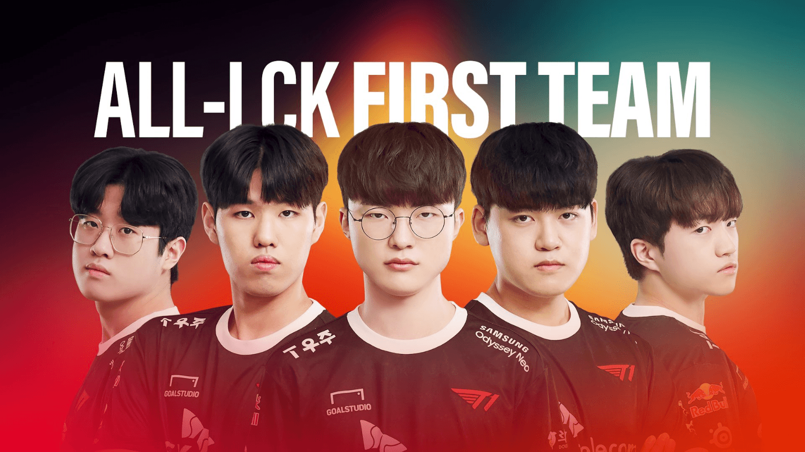 All-LCK First Team features all T1 players, making history