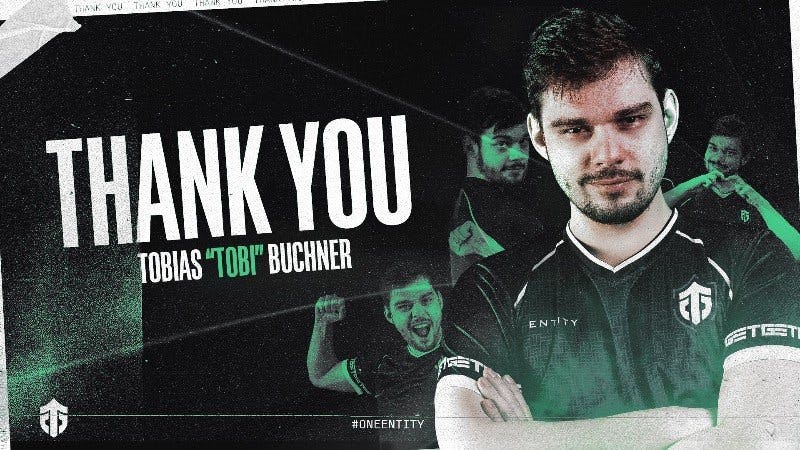 Entity and Tobi part ways