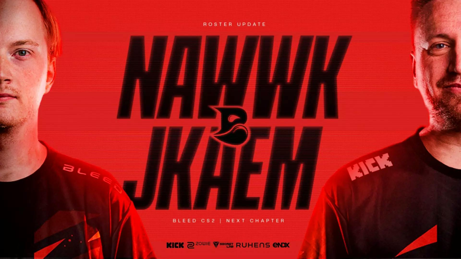 BLEED sign nawwk and jkaem to their CS2 roster