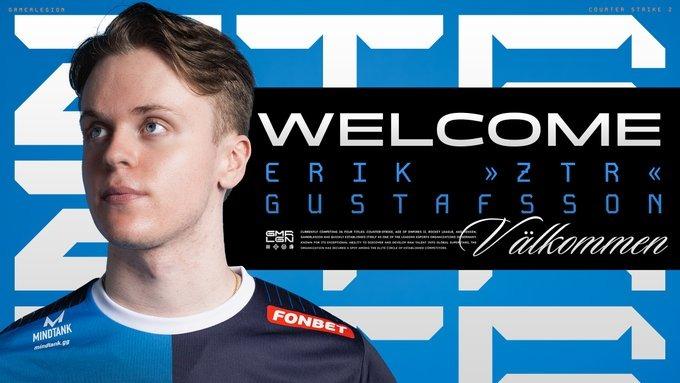 ztr joins GamerLegion as IGL