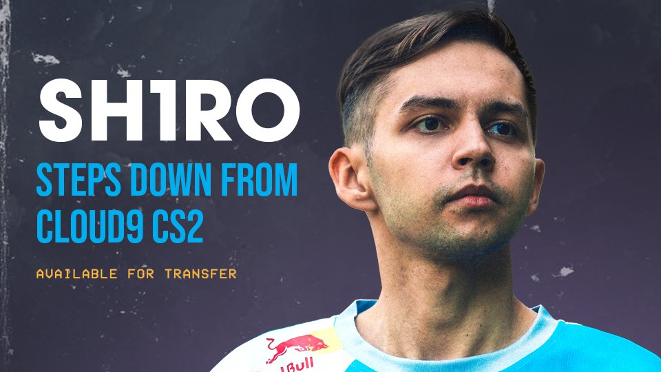 Sh1ro decides to part ways with Cloud9's CS2 roster