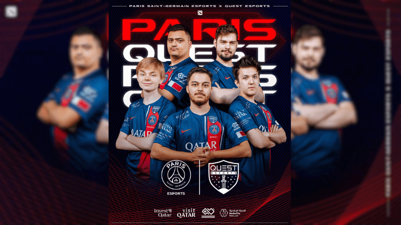 PSG Joins TI 12 with Quest Esports Partnership