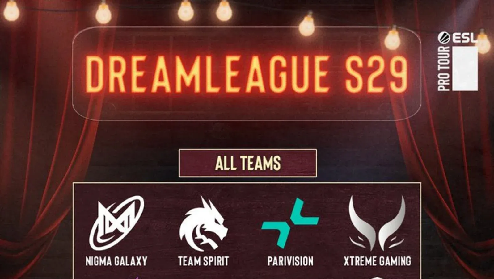 Lineup da DreamLeague Season 29 Revelado