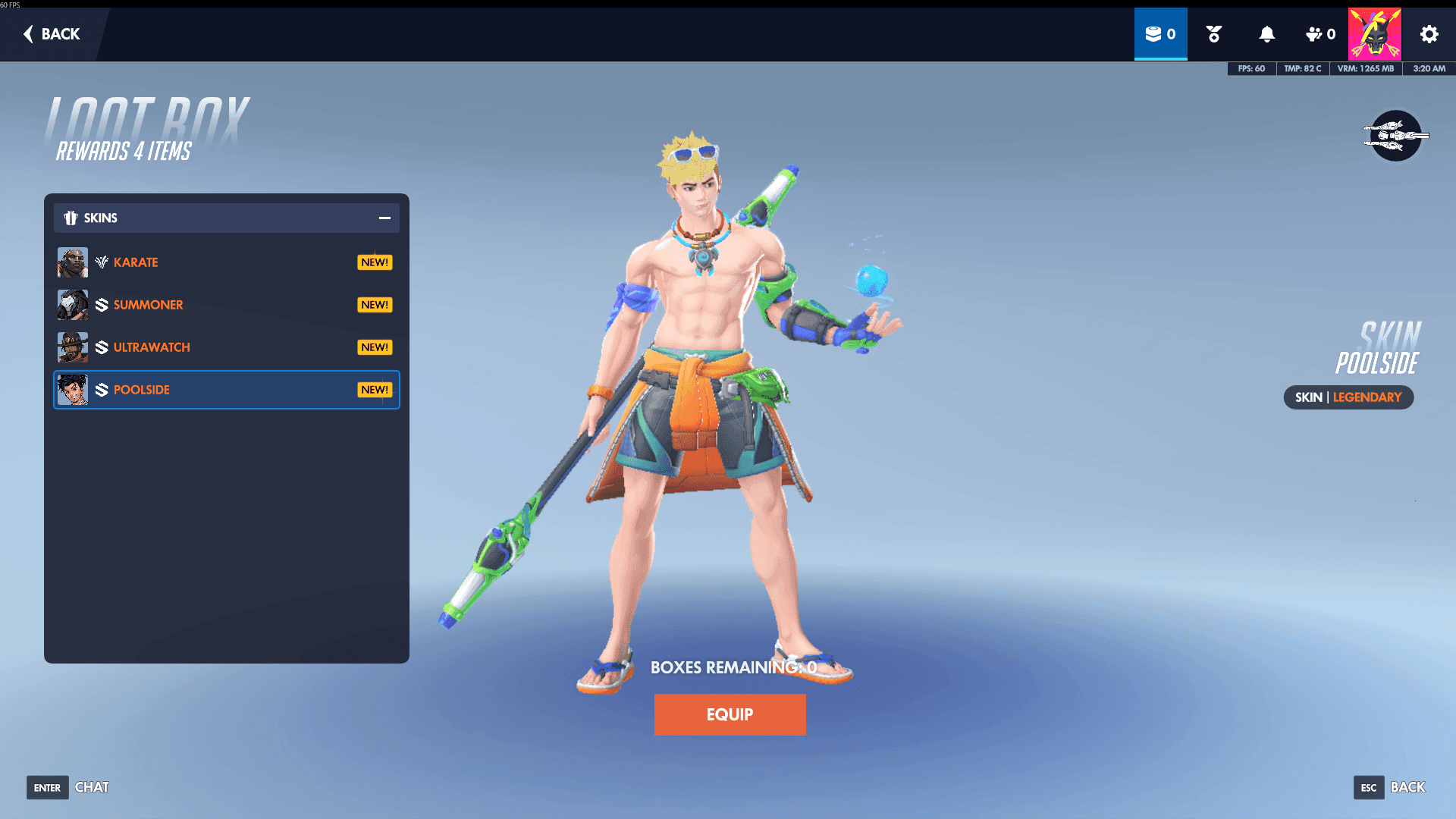 Overwatch 10-Year Anniversary Legendary Loot Box Rewards Four Legendary Skins