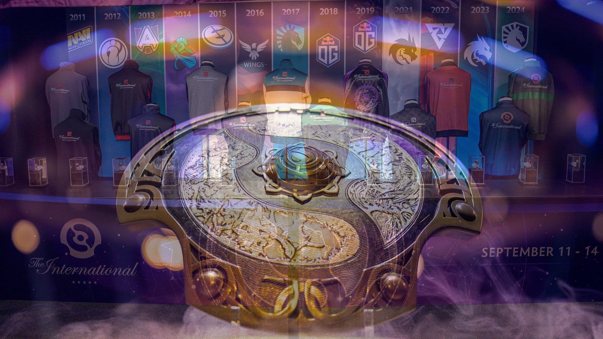 Todos los campeones do The International en Dota 2 (2011-2025)