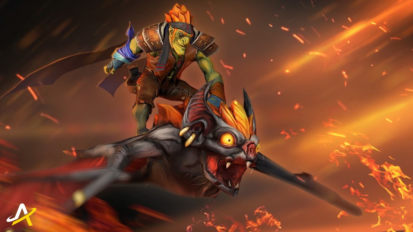 Batrider conquistou o topo da lista de heróis mais escolhidos no torneio.