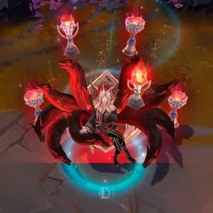 Atualização da Skin Hall of Legends Ahri após a vitória de Faker no Mundial