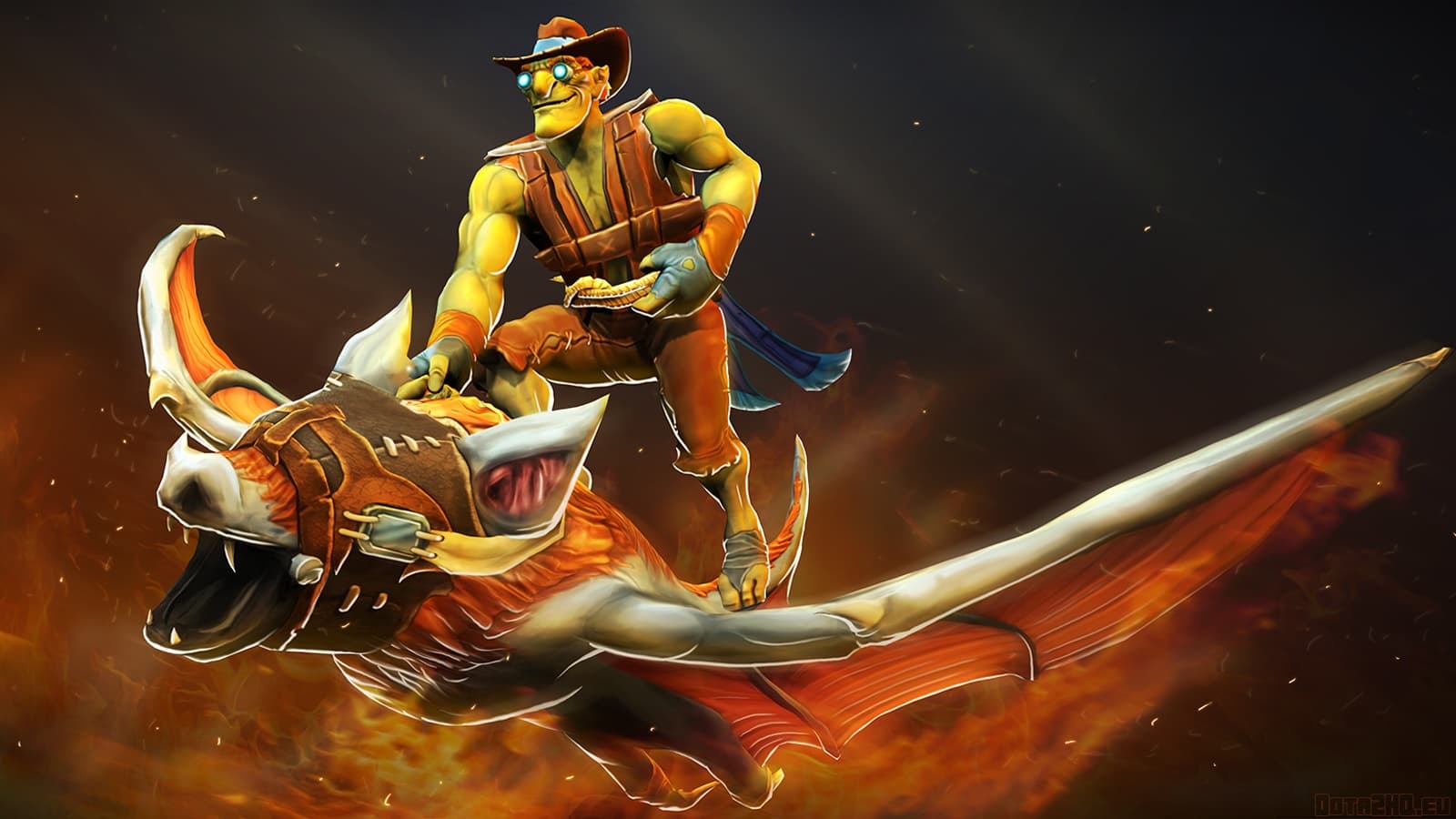 Batrider chega voando no terceiro lugar do BLAST Slam II.