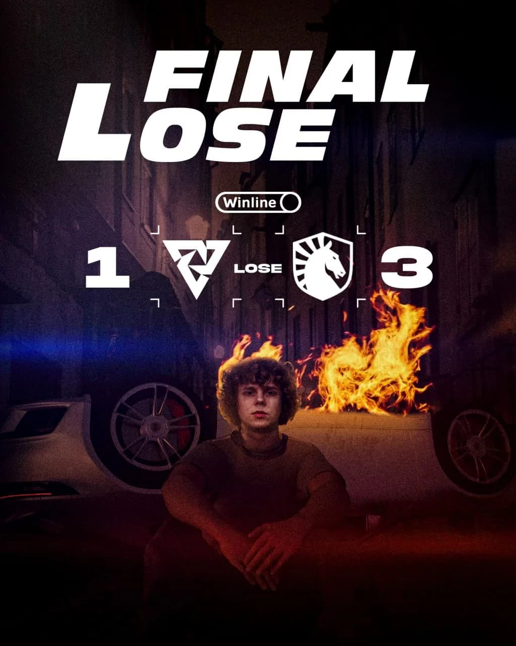 Imagem postada no telegram do dyrachyo após a derrota no PGL Wallachia.