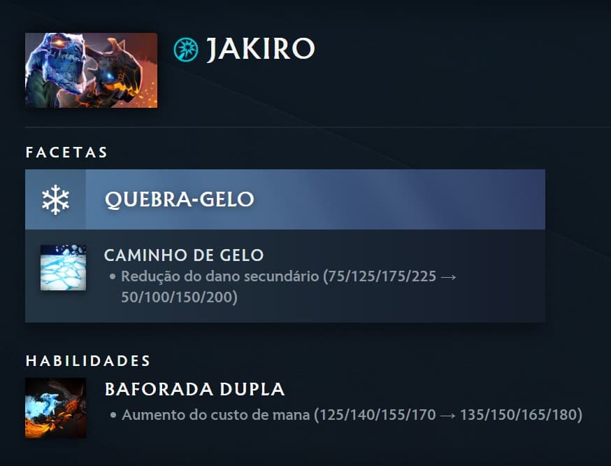 Jakiro é o segundo na lista de nerfs importantes da 7.38c.
