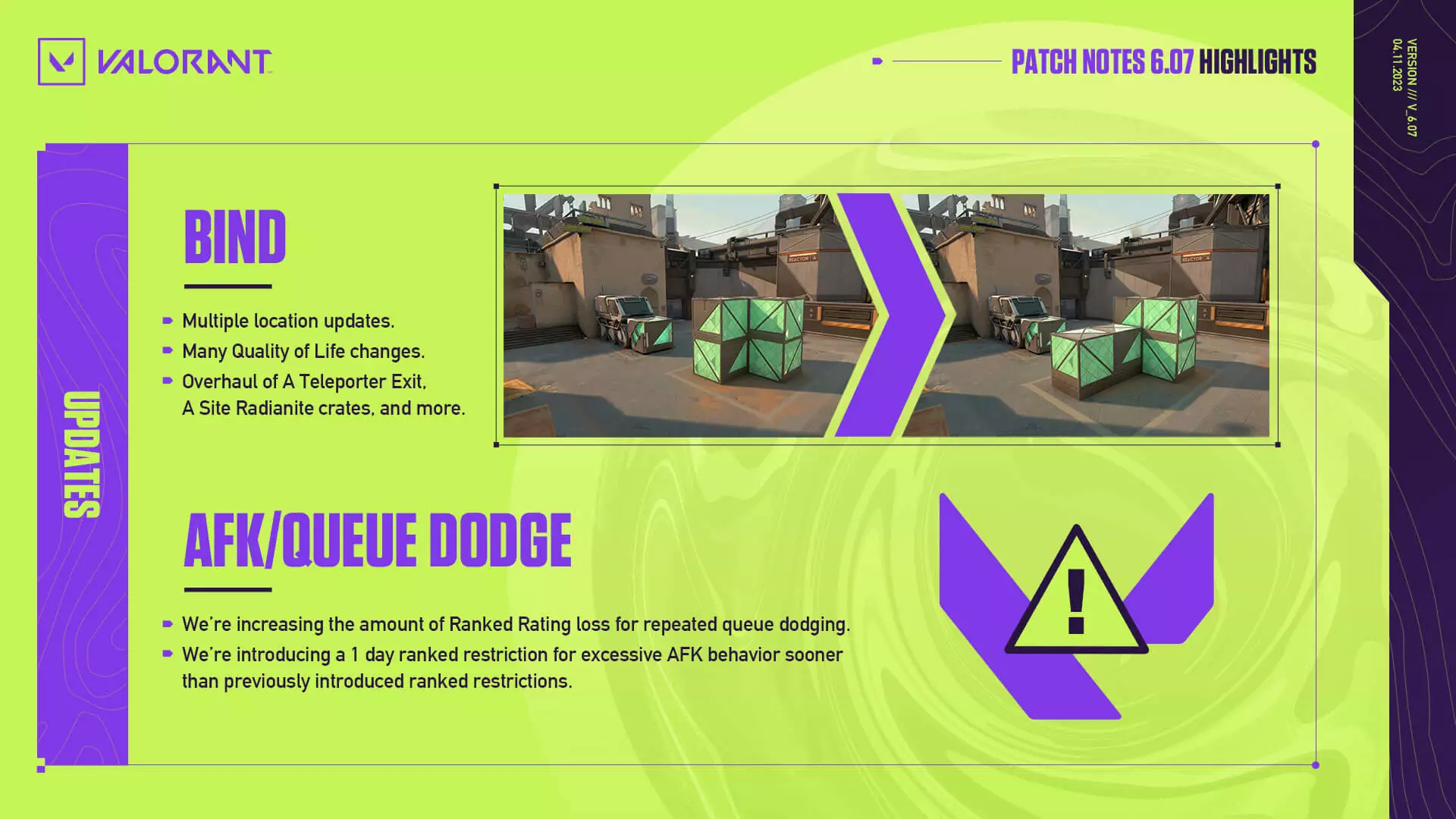 Valorant 6.07 Patch Notes