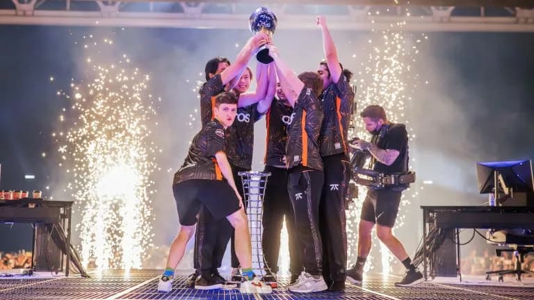 Best Valorant teams; Fnatic winning VCT Masters Tokyo 2023 (Credits: VCT Masters Tokyo // Riot Games)
