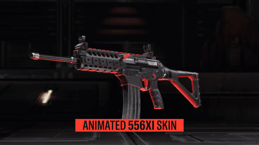 Animated skin for the 556XI Assault Rifle