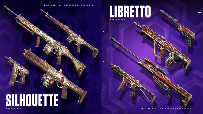 Valorant Episode 7 Act III Battlepass Skinline