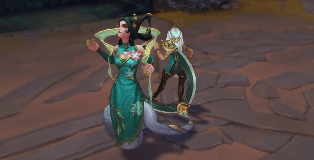 Cassiopeia Qiyana Prestige Skin League of Legends