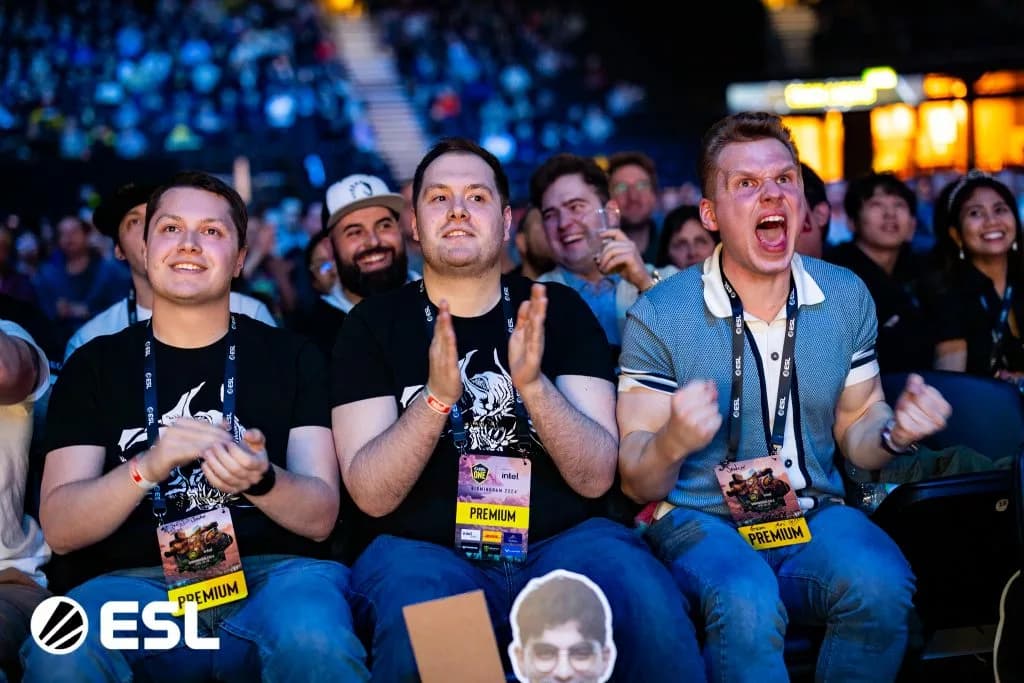 ESL One Birmingham 2024 fans.