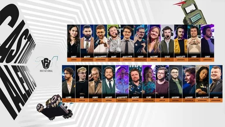 Six Invitational 2024 Broadcast Talent