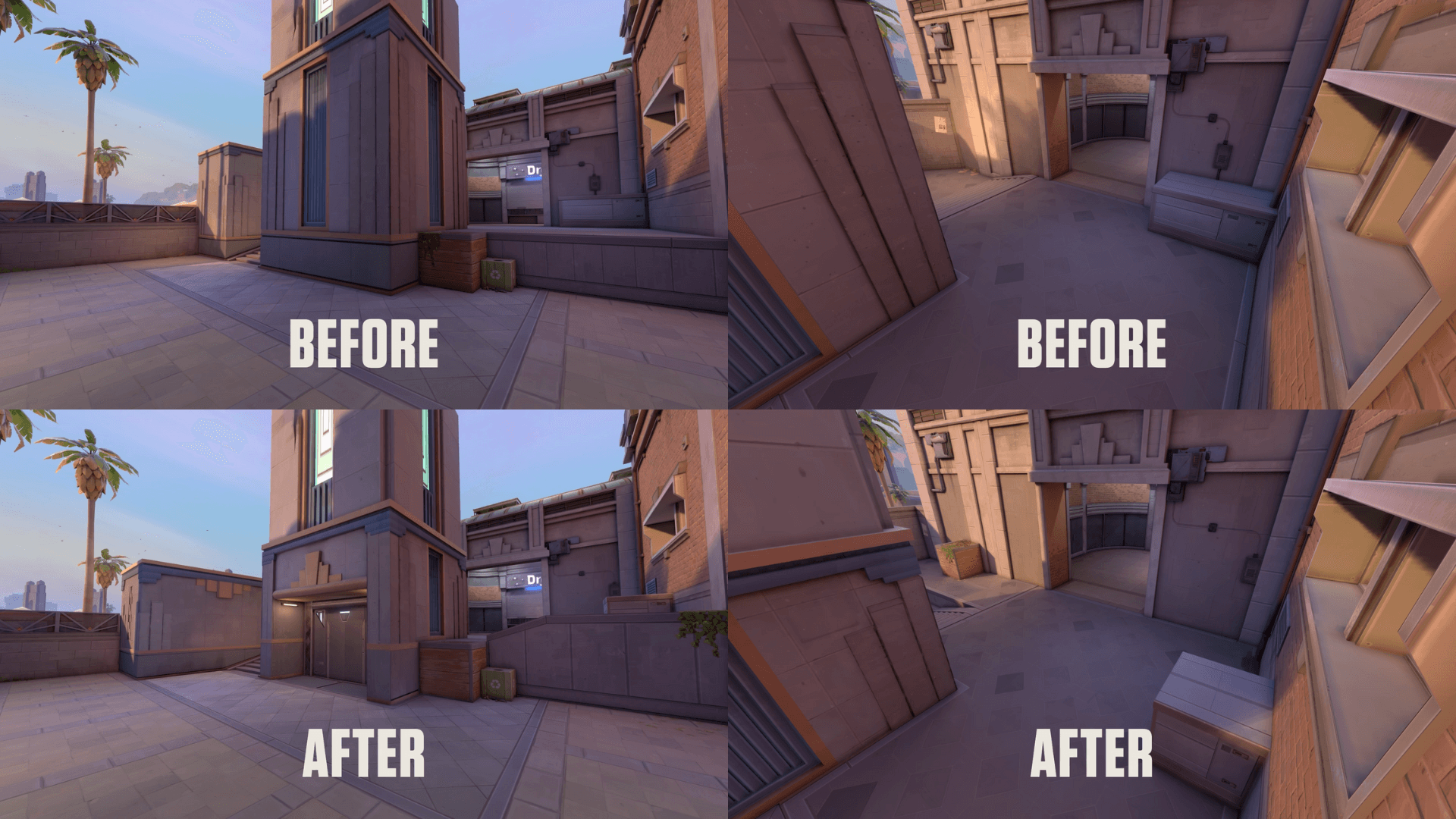 Changes to Sunset B site