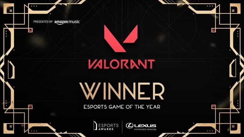 One more for Valorant: Valorant wins the Esports Game of the Year 2022