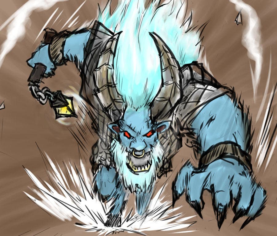charging spirit breaker from dota 2 fanart